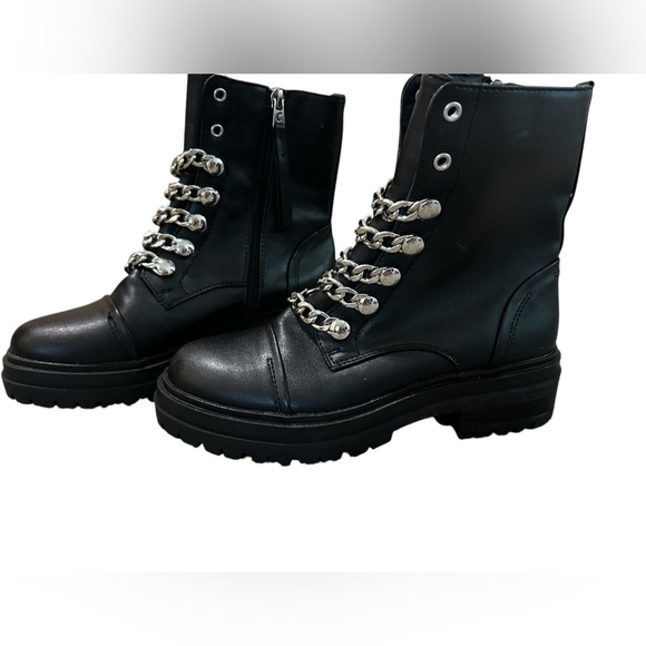 NWOT Circus by Sam Edelman Black Combat Boots –‎ Size 6 - Picture 4 of 7